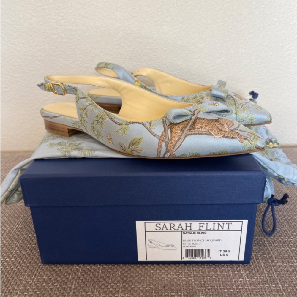 Sarah Flint x Gracie Natalie sling backs EUC size 39.5